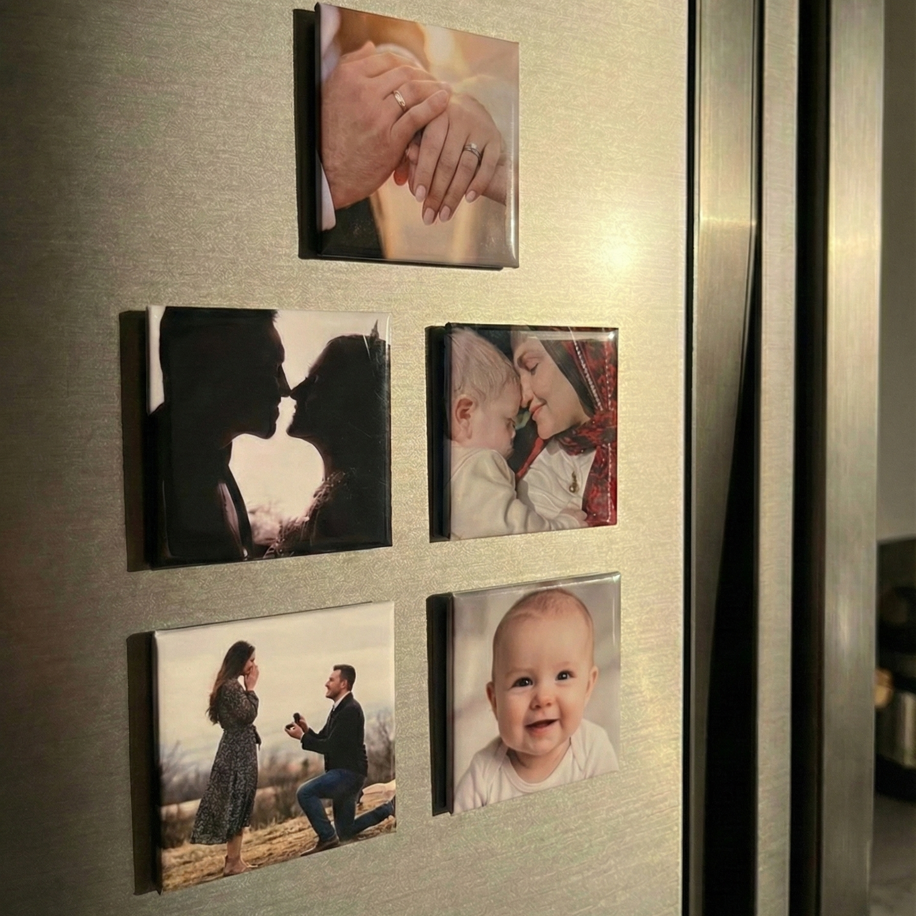 5 Photo Fridge Magnets ⭐ Most Popular