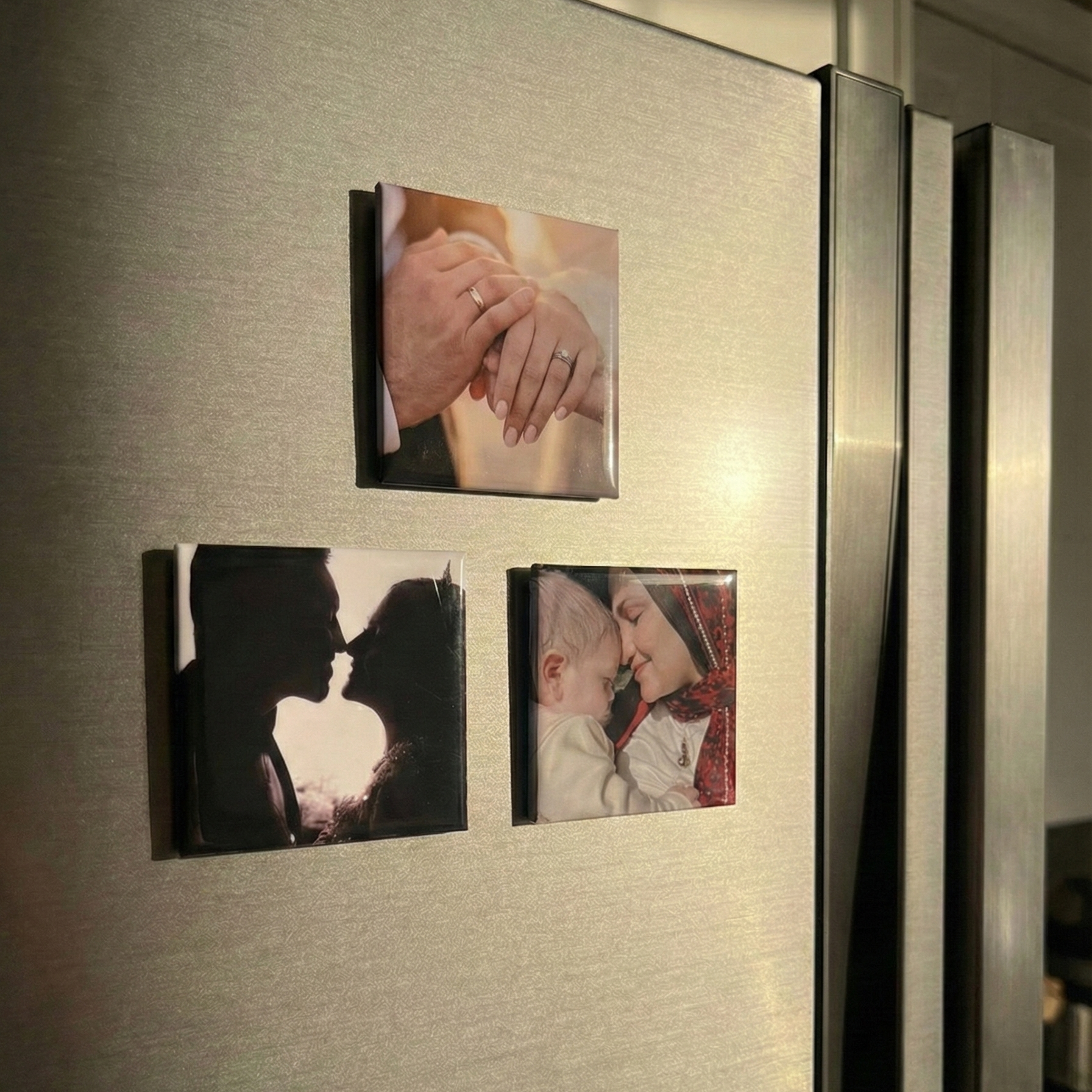 3 Photo Fridge Magnets